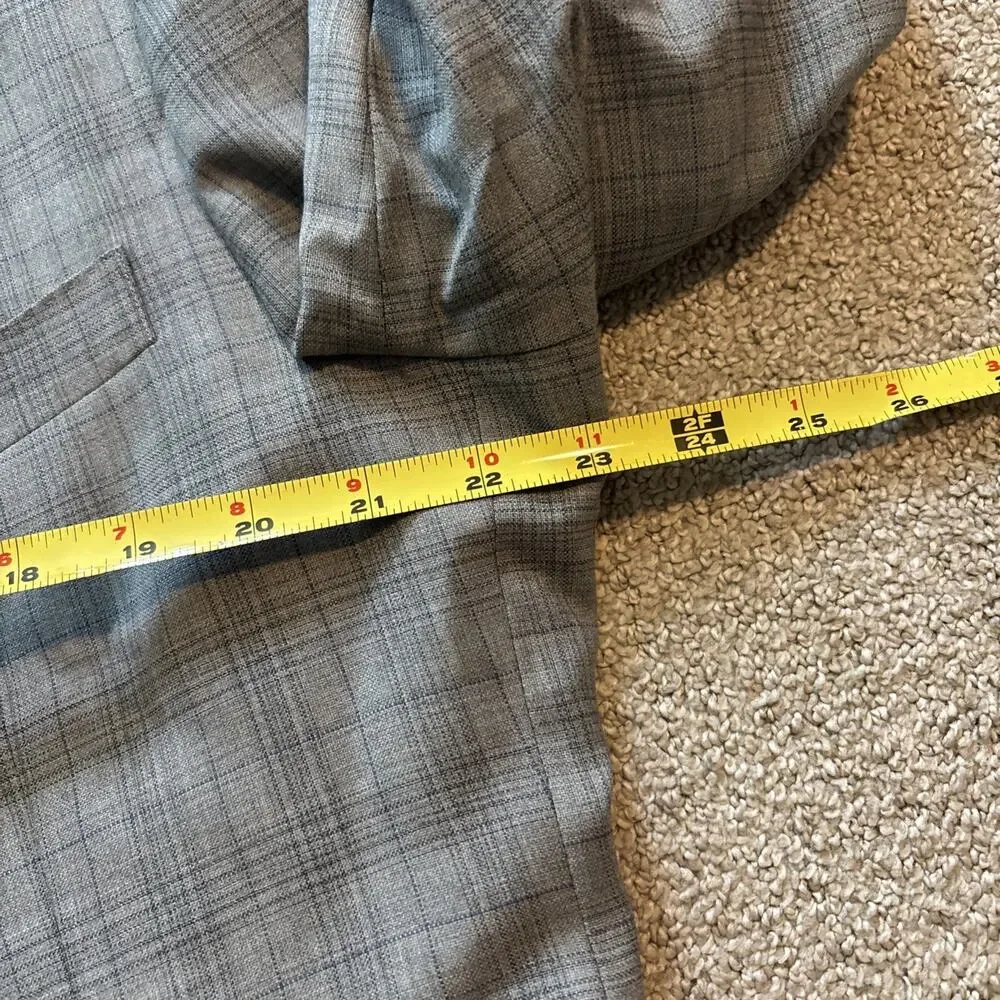 John Cena Own David Alan Dormeuil Echo Super 130’s Gray 2 Piece Suit Custom Wool